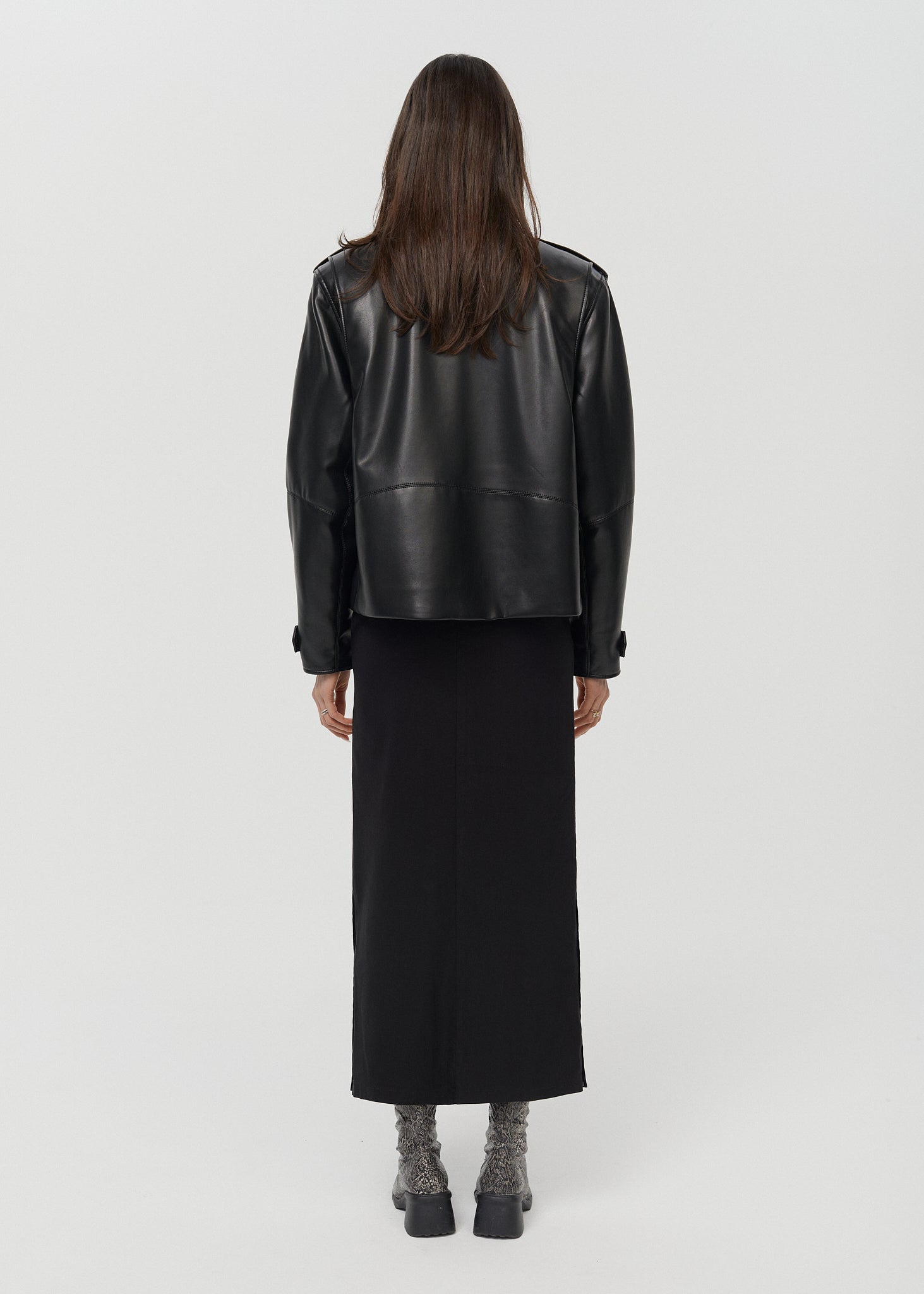 FAUX LEATHER JACKET