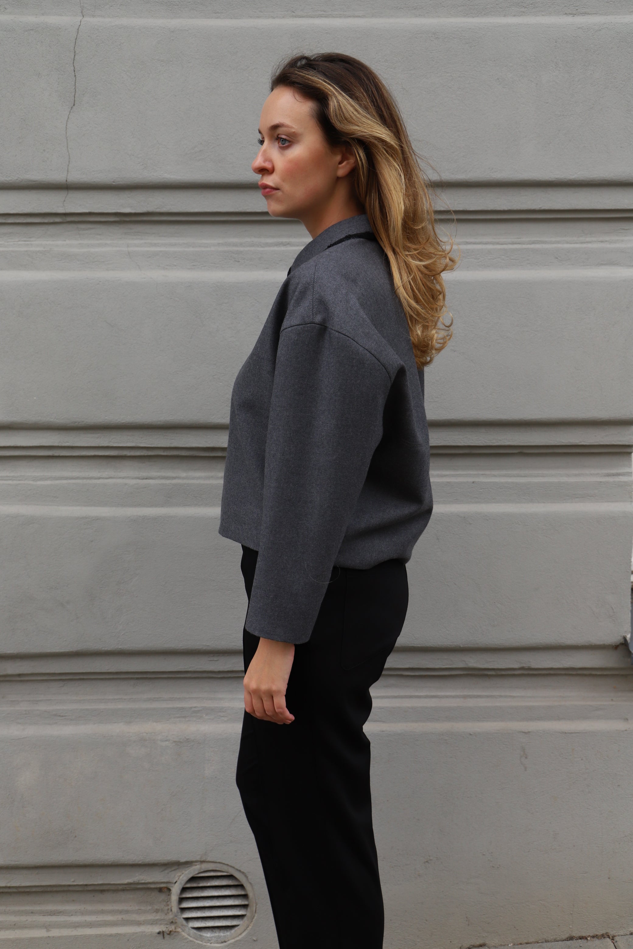 Virgin vilnos megztinis su užtrauktuku (PREORDER)