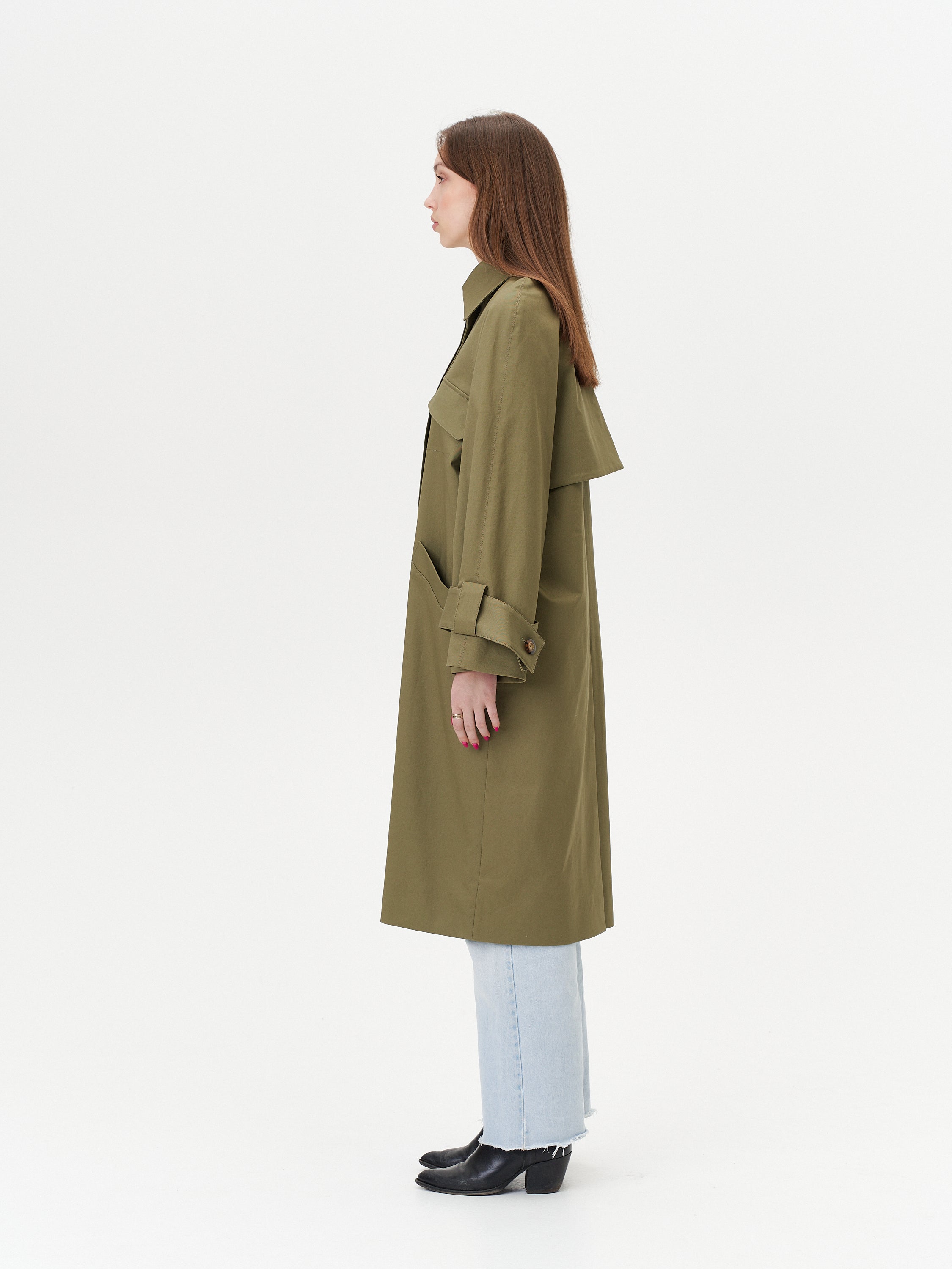 CHAKI TRENCH COAT