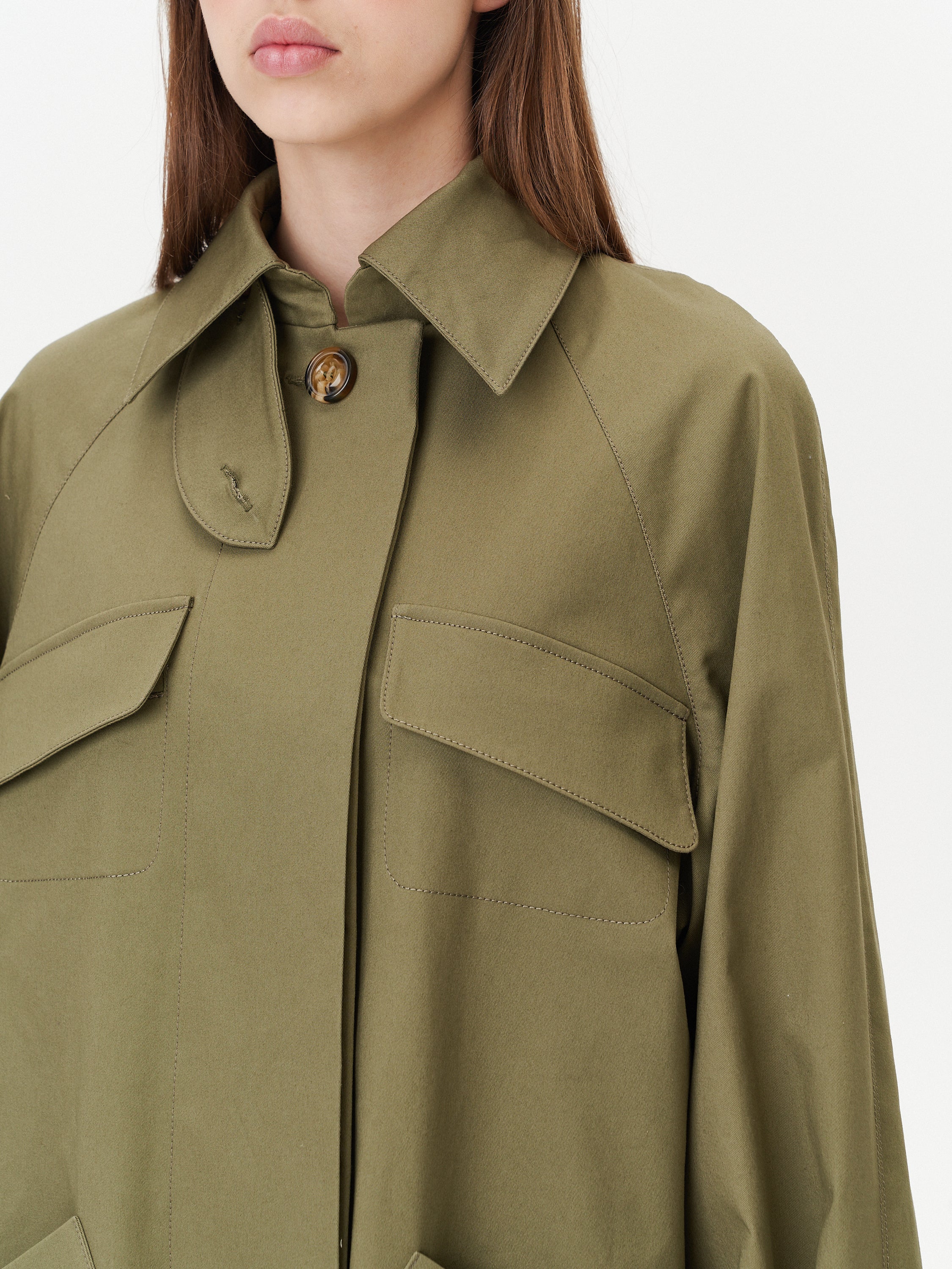CHAKI TRENCH COAT