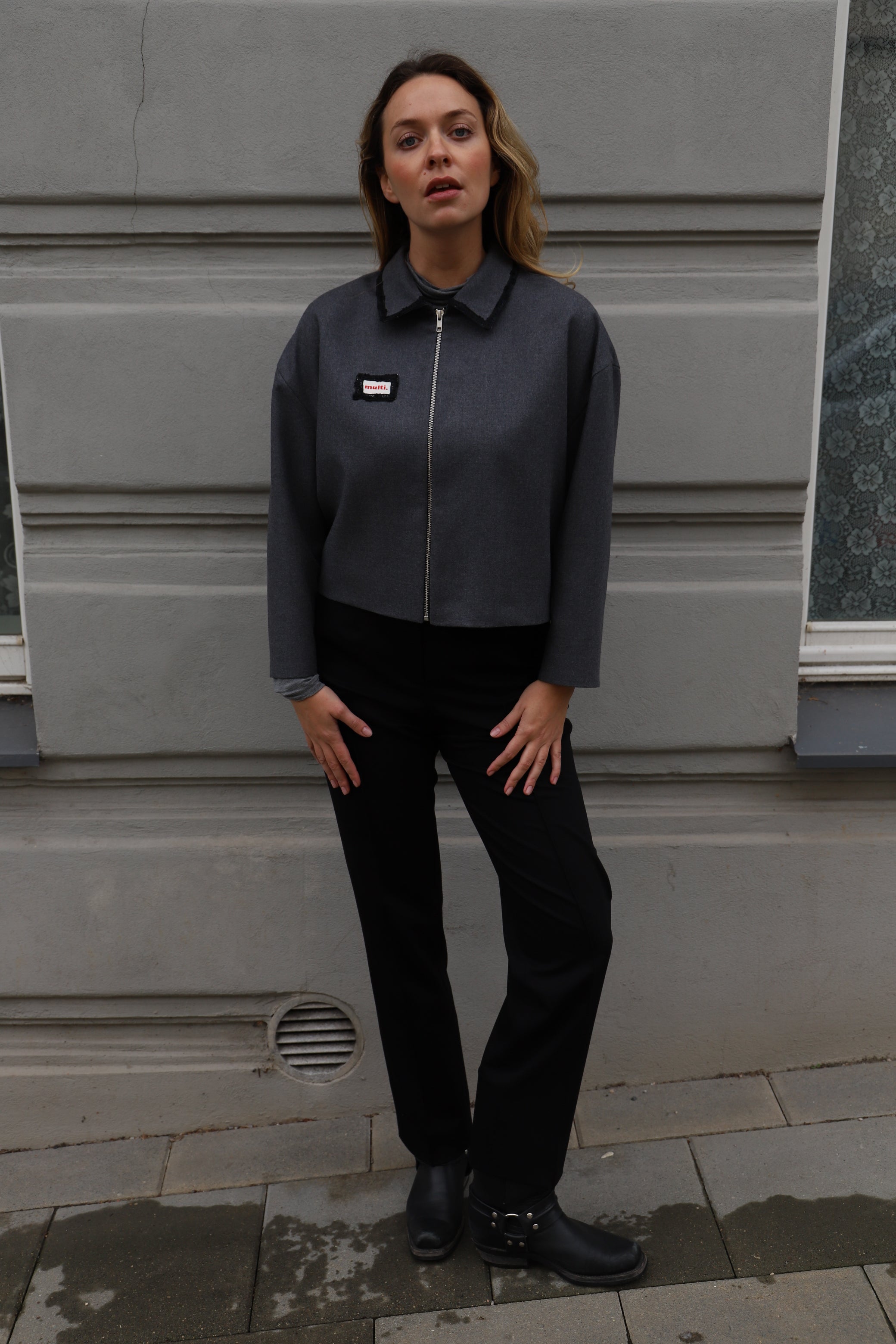  Virgin vilnos megztinis su užtrauktuku (PREORDER)